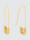 ADINA'S JEWELS - VERIFIED PARTNER PAVE SAFETY PIN EARRING