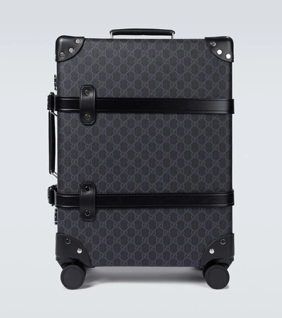 Gucci Globe-trotter X  Gg Carry-on Suitcase In Black