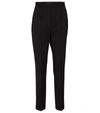 Dolce & Gabbana Black Pants With High Waist And Belt Loops In Wool Woman In Black