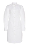 BOTTEGA VENETA STRETCH POPLIN SHIRT DRESS