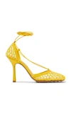 Bottega Veneta Stretch Sandals In Yellow
