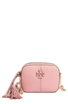 Tory Burch Mcgraw Leather Camera Bag In Pink Magnolia