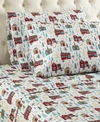 Shavel Micro Flannel Printed Twin 3-pc Sheet Set In Cabins