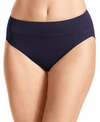 Warner's No Pinches No Problems Hi Cut Brief Underwear 5138 In Evening Blue