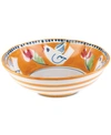 Vietri Campagna Large Serving Bowl In Orange
