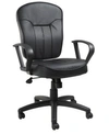 Boss Office Products Multi-function Fabric Task Chair W/ Adjustable Arms In Black