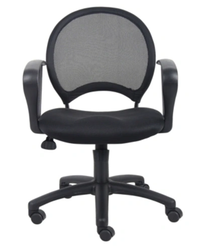 BOSS OFFICE PRODUCTS MESH CHAIR WITH LOOP ARMS