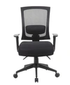 BOSS OFFICE PRODUCTS MESH BACK 3-PADDLE TASK CHAIR