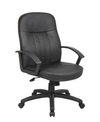 BOSS OFFICE PRODUCTS EXECUTIVE LEATHER BUDGET CHAIR