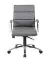 BOSS OFFICE PRODUCTS CARESSOFTPLUS EXECUTIVE MID-BACK CHAIR