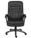 BOSS OFFICE PRODUCTS HIGH BACK EXECUTIVE CHAIR WITH PEWTER FINISH