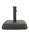 Noble House Bahulu Square Umbrella Base In Brown