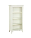 Alaterre Furniture Shaker Cottage 3-shelf 48" Bookcase In Ivory