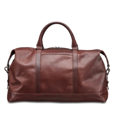 Mancini Buffalo Collection Carry On Duffle Bag In Brown