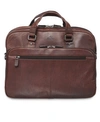 MANCINI BUFFALO COLLECTION EXPANDABLE DOUBLE COMPARTMENT LAPTOP/ TABLET BRIEFCASE