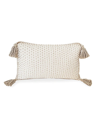 Anaya Hand Quilted Tassel Pillow