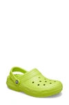 Crocstm Crocs(tm) Classic Lined Slipper In Lime Punch/ Lime Punch