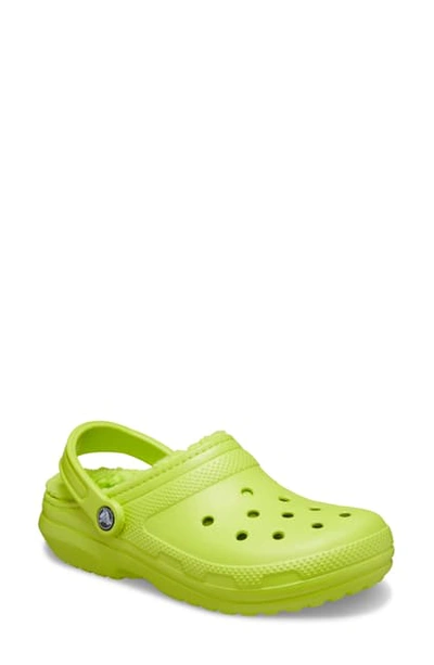 Crocstm Crocs(tm) Classic Lined Slipper In Lime Punch/ Lime Punch