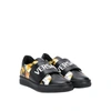 VERSACE BLACK/GOLD TRAINERS