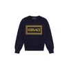 VERSACE NAVY JUMPER