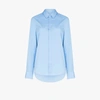 Wardrobe.nyc Classic Cotton Long-sleeved Shirt In Blau