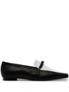 YUUL YIE TWO-TONE SQUARED-TOE LOAFERS