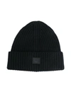ACNE STUDIOS FACE-PATCH KNITTED BEANIE