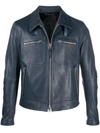 TOM FORD ZIP-POCKET LEATHER JACKET