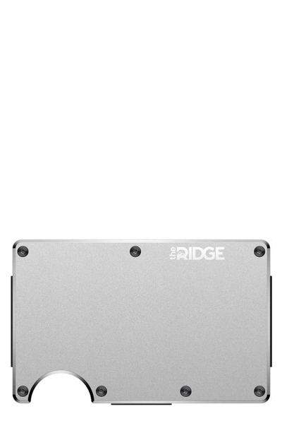 The Ridge Metal Aluminum Cash Strap In Silver