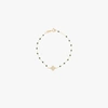 Gigi Clozeau 18k Yellow Gold Lucky Clover Classic Gigi 17 Cm Diamond Bracelet In Gold