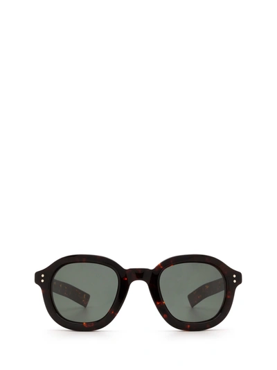 Lesca Largo Dark Tortoise Sunglasses In Multi