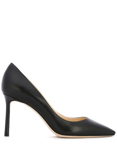 JIMMY CHOO 85MM ROMY PUMPS,ROMY85KID11483583