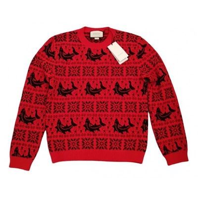 Pre-owned Gucci Red Wool Knitwear & Sweatshirts