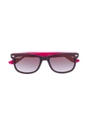 Ray-ban Junior Square Frame Sunglasses In Purple