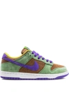 Nike Dunk Low Sneakers Veneer / Deep Purple In Green
