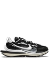 Nike X Sacai Vaporwaffle "black White" Sneakers In Black