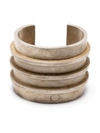Parts Of Four Ultra Reduction Ridge Bracelet In Gold