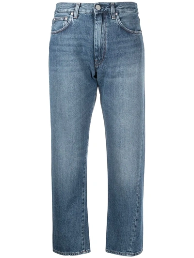 Totême Toteme Twisted Seam Denim Jeans In Blue