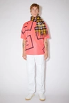 ACNE STUDIOS RELAXED FIT T-SHIRT ELECTRIC PINK
