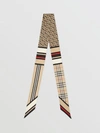 Burberry Check Archive Scarf In Archive Beige