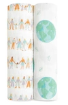 ADEN + ANAIS 2-PACK CLASSIC SWADDLING CLOTHS,ASWC20012