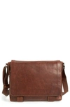 Frye Men's Logan Messenger Bag In Antique Dark Brown