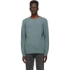 APC BLUE WOOL ANDRÉ SWEATER
