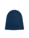 LORO PIANA CASHMERE BEANIE IN BLUE