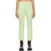 DION LEE GREEN FLOAT LOUNGE PANTS