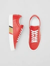 BURBERRY BIO-BASED SOLE LEATHER SNEAKERS