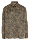 SAINT LAURENT SAINT LAURENT LEOPARD PRINT SHIRT