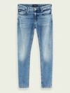 SCOTCH & SODA SKIM - SILVER RIPPLE SUPER SLIM JEANS,8719029115092