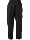Sofie D'hoore Cropped Straight-leg Trousers In Black