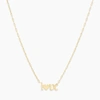 GORJANA LOVE NECKLACE IN GOLD PLATED BRASS, WOMEN'S IN GOLD/LOVE BY GORJANA